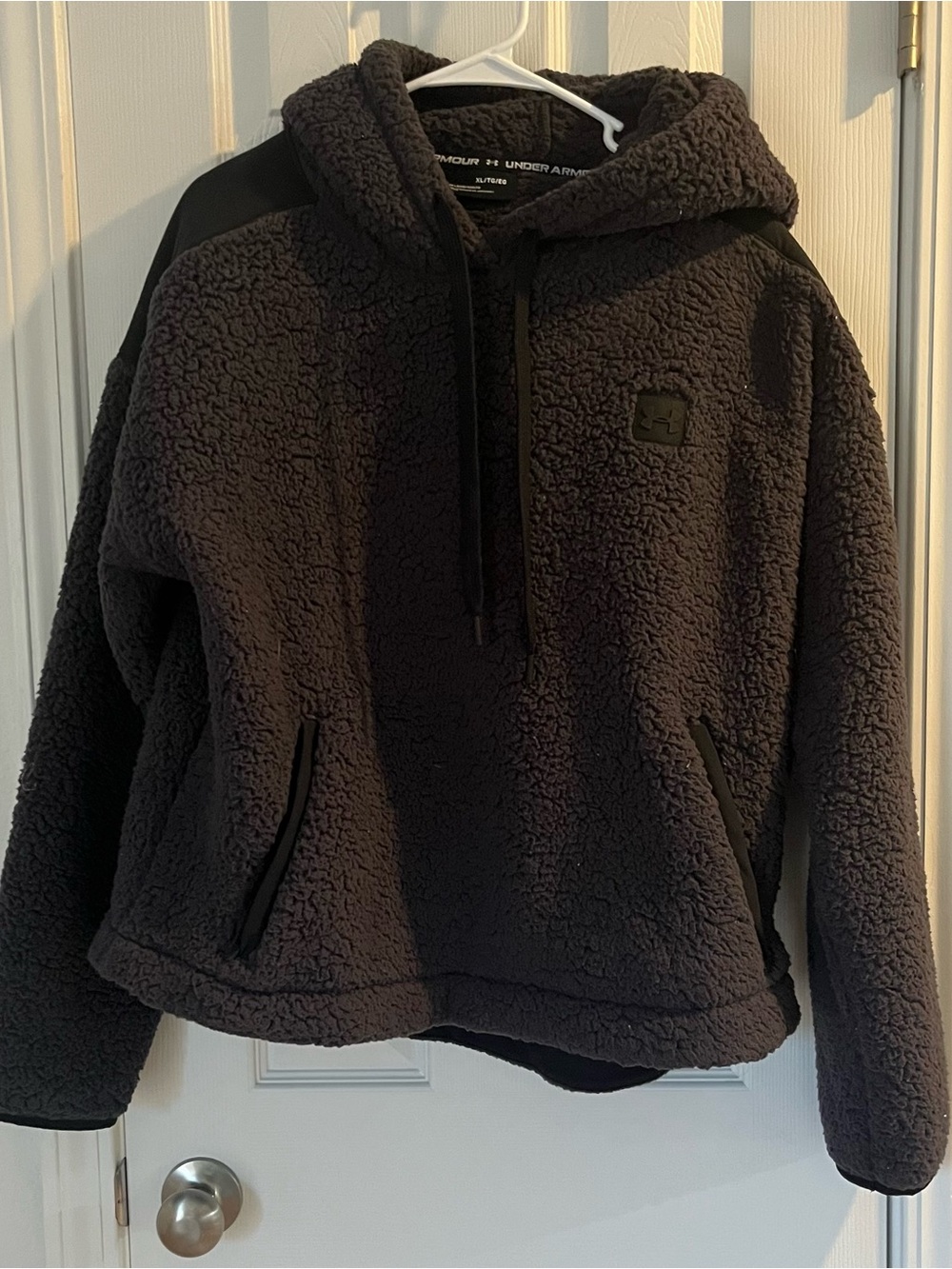 Under Armour Black Sherpa Pullover Hoodie